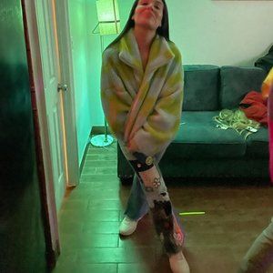 BDG High-Waisted Patchwork Flare Jean - Indigo Craft